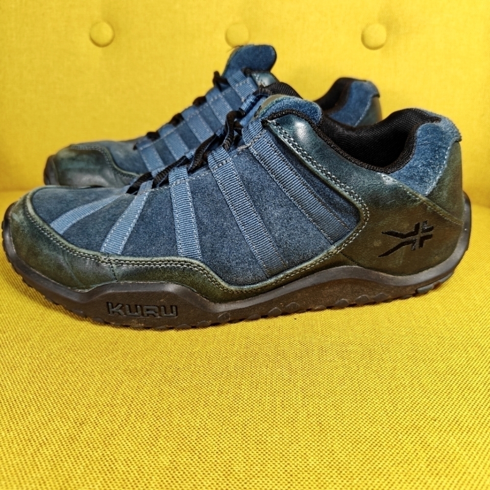 Kuru Chicane Women’s Athletic Trail Hiking Sneaker Black/Teal Shoe Size 8 Wide